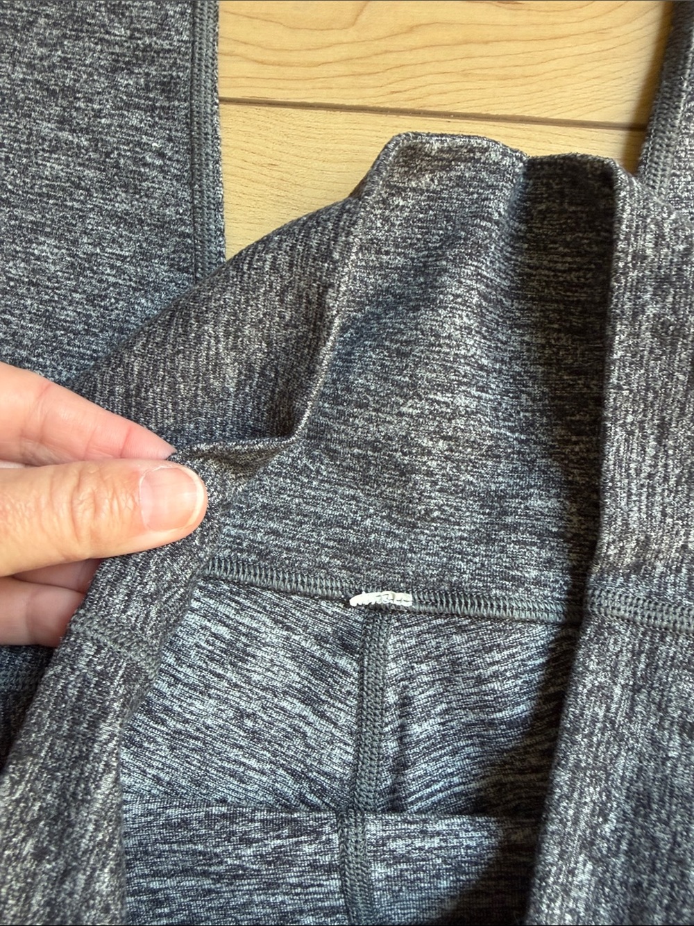 Lululemon Grey High Waisted Leggings Size 6 - Picture 6 of 7